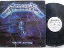 METALLICA Ride The Lightning RARE ORIG MEGAFORCE LP b/w ORIG INNER  A1A/A1B MATX