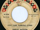 DIMPLES JACKSON Love Came Tumbling Down MOD R&B 45 on GARDENA