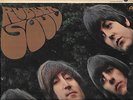 THE BEATLES rubber soul LP VG T-2442 Vinyl 1965 1st Press Mono Colorband Capitol