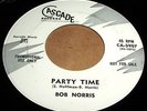 BOB NORRIS Party Time 45 Rare & Killer Rockabilly Cascade Promo NM Listen