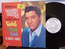 LP ELVIS PRESLEY GIRLS, GIRLS, GIRLS RCA WHITE LBL LPM2621 CHILE IMPORT MINT -