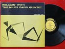 MILES DAVIS QUINTET on Prestige --RELAXIN' WITH-- bop jazz lp MONO ORIG dg rvg