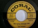 don Thomas Hey Little Dancing Girl rockabilly promo coral 62418