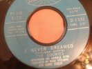 THE COOKIES - I NEVER DREAMED - DIMENSION RECORDS - ADVANCE COPY - Rare Doo Wop