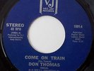 DON THOMAS - Come On Train - VEE JAY - US 45 - 70's NORTHERN SOUL CLASSIC