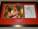 RED HOT CHILI PEPPERS BLOOD SUGAR SEX MAGIK SIGNED & FRAMED MUSIC SHEET WITH COA
