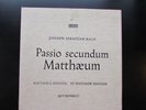 BACH St. Matthew Passion ARCHIV German STEREO 4 X LP BOX SET NM