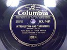 SARASATE Introduction Tarantelle Etc TIBOR VARGA UK COLUMBIA 78 Rpm 12