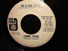TOMMIE YOUNG'' HIT & RUN LOVER / RARE- NORTHERN SOUL 45'' EX ON SOUL POWER PROMO