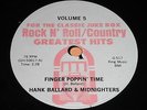 Hank Ballard & The Midnighters: Finger Poppin' Time / Hank Snow: I'm Movin' 78