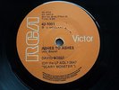 David Bowie - Ashes to Ashes -Rare SOUTH AFRICA 45 RPM // as new 