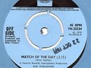 Pye International 25534 Off Side Mike Vickers Match Of The Day MINT