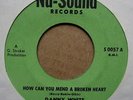 DANNY WHITE How Can You Mend NU SOUND Raw Jamaica Deep Soul 45 KILLER HEAR