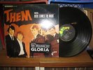 THEM, Here Comes The Night, Garage PUNK LP, Sticker ONE TWO BROWN EYES,Gloria