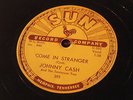 JOHNNY CASH 78 Guess Things Happen That Way / Come In Stranger -1958 Sun 295