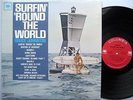 BRUCE JOHNSTON Surfin Round The World MONO 2-eye LP Near-Mint vinyl condition CC