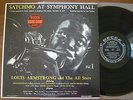SATCHMO At Symphony Hall Vol.1 LOUIS ARMSTRONG Orig. Decca 1954 LP CLEAN