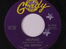 KIM WESTON: Helpless / A Love Like Yours 45 (co, wol) rare Soul