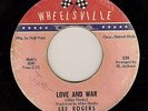 Northern Soul 45 LEE ROGERS Love & war / fixed for love WHEELSVILLE Hear
