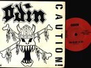 Odin Caution EP 45 w/ PS PRIVATE 1983 CA Hair Metal Hard Rock Motley Crue RARE
