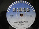 RAY SMITH - RARE SOUTH AFRICAN 78 - ROCKIN' LITTLE ANGEL /THATS ALL RIGHT -RIDGE