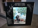 Johnny Cash and Billy Graham * signed * record The Holy Land WOW