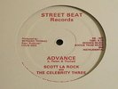 SCOTT LA ROCK & CELEBRITY THREE advance STREET BEAT rap 12