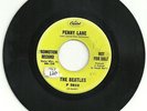 BEATLES - PENNY LANE / STRAWBERRY FIELDS - RARE CAPITOL GREEN LABEL PROMO 45 RPM