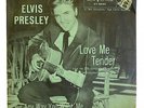 ELVIS PRESLEY Love Me Tender RARE GREEN PICTURE SLEEVE 45 RPM RECORD RCA 47-6643