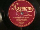 HARMONY 1224-ANNETTE HANSHAW - BODY & SOUL /WASTING MY LOVE ON YOU  -E+ +