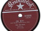 BUDDY HOLLY & CRICKETS 1957 R&R 78 Oh, Boy/Not Fade Away (Strong playing E-)