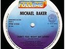 MICHAEL BAKER - Don't You Want My Lovin'
