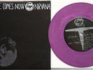 NIRVANA / MELVINS HERE SHE COMES NOW PURPLE MARBLE VINYL ORIG, M- INDIE ROCK