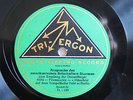 78rpm Prof. JACOB GOULD SCHURMAN - VERY RARE SPEECH on GERMAN TRI-ERGON 