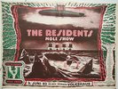 THE RESIDENTS Mole Show 1983 Zürich Concert Poster RARE ORIGINAL MINT-
