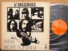 BRIGITTE FONTAINE ARESKI - L'Incendie JAPAN Orig. 1st Issue LP YX-8010 1970's
