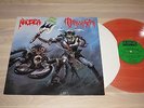 TERRORIZER & NAUSEA PINK VINYL LP - SPLIT DEMOS / 1991 HEADACHE in MINT - RARE