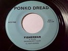 REGGAE-    P.ALLEN - FISHERMAN KILLER ROOTS RARE on  PONKO DREAD LABEL 45