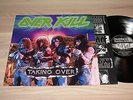 OVER KILL OVERKILL LP - TAKING OVER / 1987 NOISE RECORDS METAL in MINT - RAR