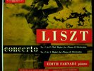 EDITH FARNADI liszt piano concerto 1 & 2 LP VG+ XWN 18272 Westminster Mono