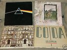 * 5 LPs * LED ZEPPELIN, Coda, II, Physical Graffiti  PINK FLOYD - Dark Side Moon