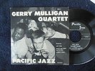 GERRY MULLIGAN QUARTET,PACIFIC JAZZ,4 SONG HARDCOVER EP, W/RECORD,CHET BAKER