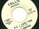Beatles White Label Promo 45-P.S. I Love You b/w Love Me Do-Tollie 9008-VG+