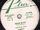 78-ROCK-ELVIS CUT-IN-AUDREY-DEAR ELVIS PAGE 1&2. CLASSIC
