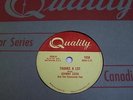 JOHNNY CASH & THE TENNESSEE TWO 78rpm THANKS ALOT & LUTHER PLAYED BOOGIE 
