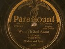Walter and Byrd / Rev. Emmet Dickenson, Paramount 12945, V