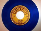 HEAR Elvis 45 Mystery Train/Forgot to Remember to Forget SUN 223 blue rockabilly
