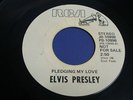 ELVIS PRESLEY Pledging my Love/Way down RCA 10998 Orig 1977 45rpm WLP PROMO