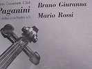 FRANCO GULLI VIOLIN GIURANNA ROSSI PAGANINI MOZART LIVE ARCHIVIO MINT scelled