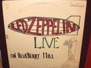 Led Zeppelin 2 LP Set Live On Blueberry Hill Blue/Yellow Vinyl VG++ rare